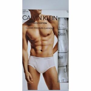 Calvin Klein Men's White Classic Fit Underwear, nwt, 4-pack, size 38